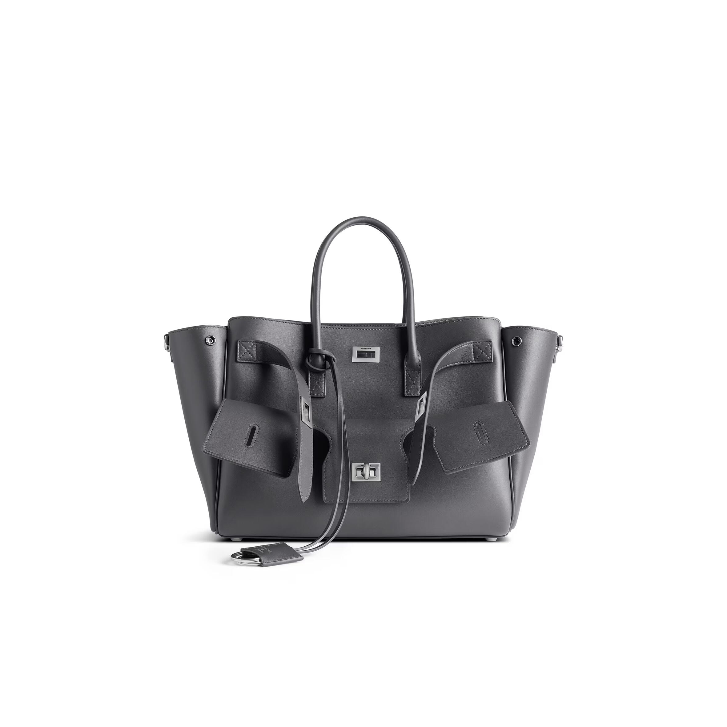 Ba1en*iaga women''s bel air carry all bag small in grey 8356892abaw1239 (29.5*20.3*11.9cm)